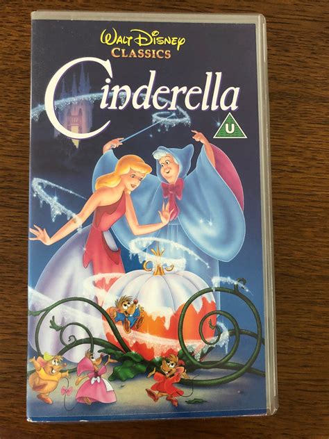 A Walt Disney Classics Cinderella 1950 Vhs Etsy