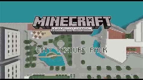 Minecraft Xbox New City Texture Pack First Look And Release Date Youtube