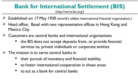 Bank Of International Settlement Bis Wisdom Ias