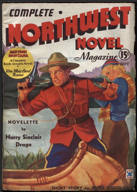 Complete Northwest Novel Magazine 1935 September 1 Rcmp Cover