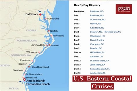 Us Eastern Coastal Cruises The Roaming Boomers