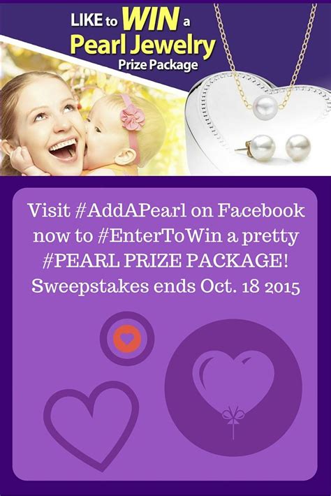 Visit Addapearl On Facebook Now For Your Chance To Win A Pearl Prize Package Hurry