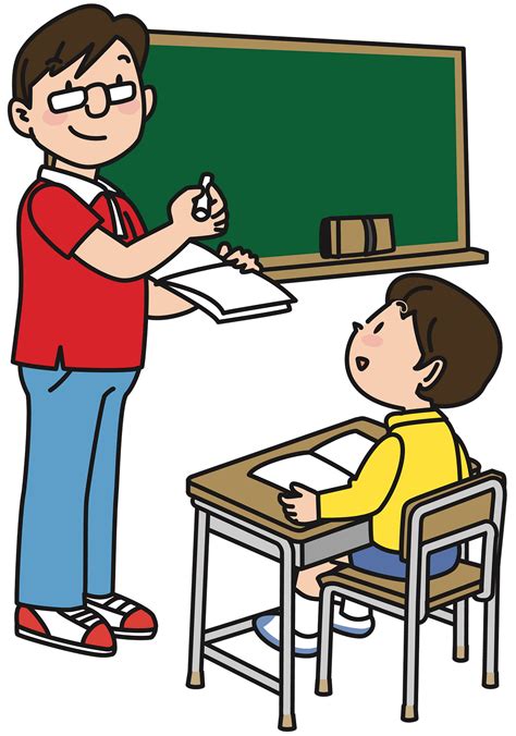 Teacher Teaching Student Clipart Png