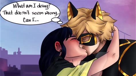 Chat Noir And Marinette Kiss Unexpectedly Miraculous Ladybug Comic