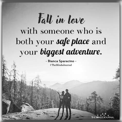 Fall In Love With Someone Who Is Both Our Safe Place Inspirational