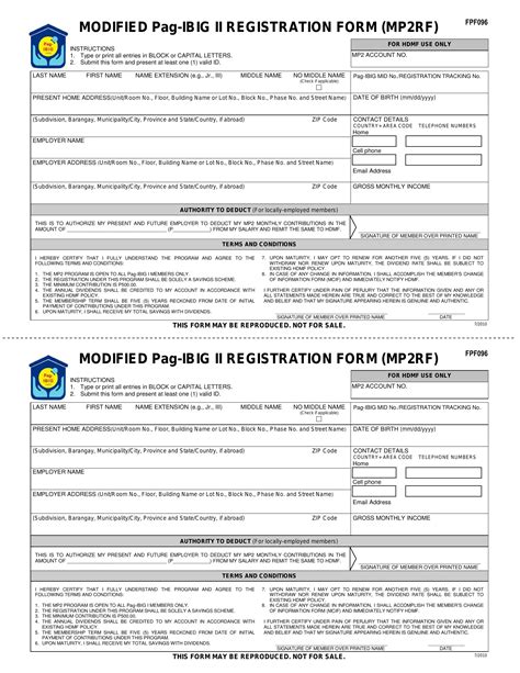 Pag Ibig Remittance Form Fillable Printable Forms Fre
