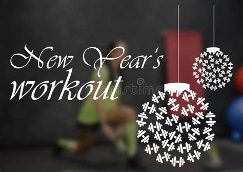 Christmas Fitness And Gym Motivation Quote Stock Photo Image Of