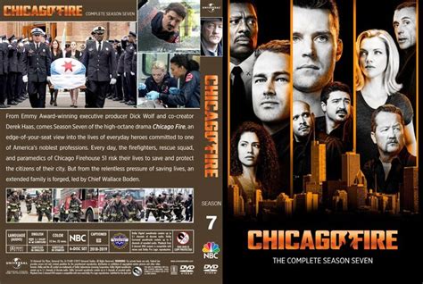 Chicago Fire 2018 2019 Season 7 Dvd Custom Cover Chicago Fire