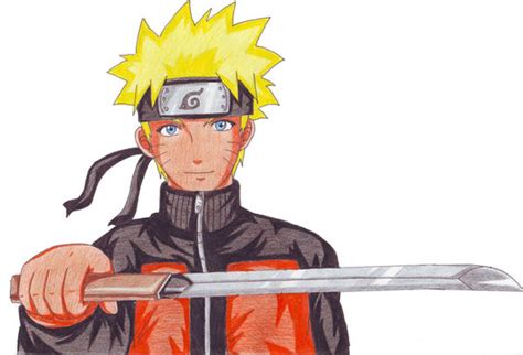Naruto With Sword By Senpaisandy On Deviantart