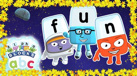 Alphablocks Fun And Space Three And Five Letter Words Words Are