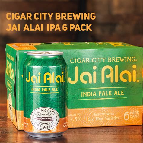 Cigar City Brewing Jai Alai 6 Pack Owlsome Bottles