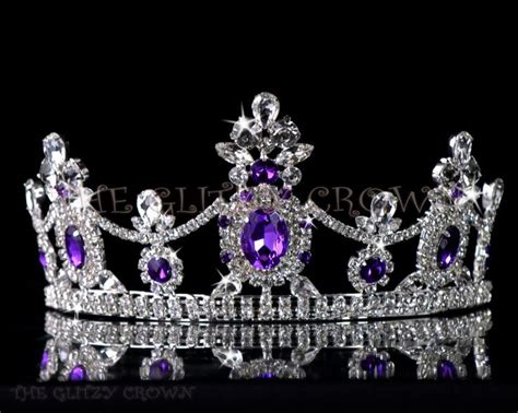 This Is A Cute Purple Gemed Crown Purple Crown Tiara Accessories