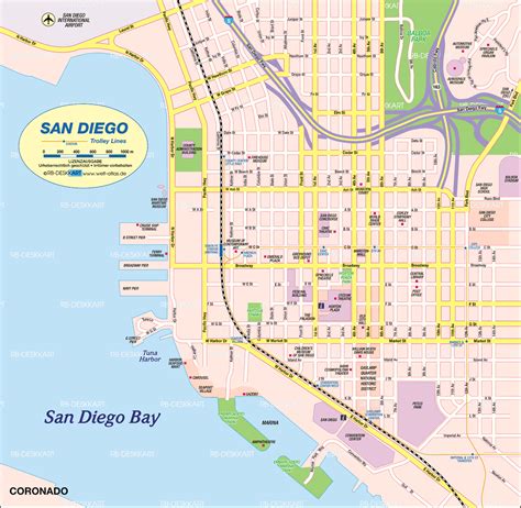 Mapas De San Diego Eua Mapasblog