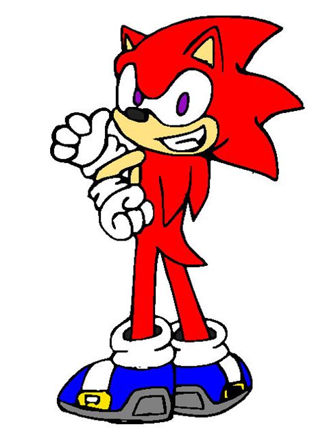 Red Sonic By Jomooval On Deviantart