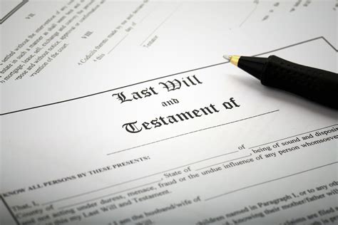 Last Will And Testament Definition