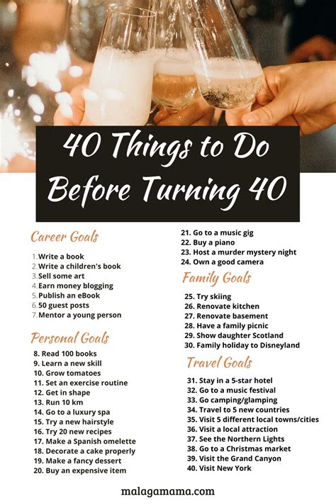 40 Things To Do Before Turning 40 Artofit
