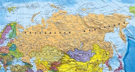 Карта России с городами подробная - где находится
