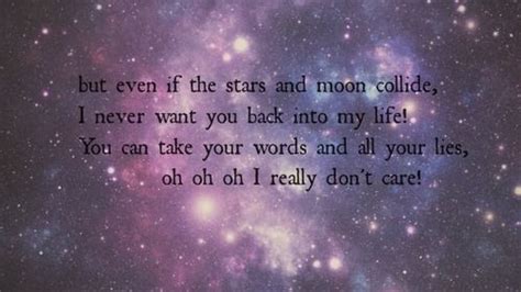 even if the stars and moon collide
