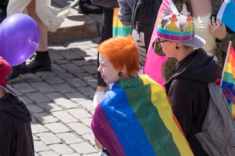 Helsinki Gay Pride Parade Finland Editorial Photo Image Of Love People 247185936