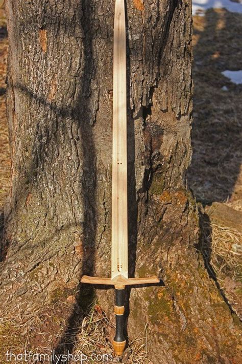 Aragorns Strider Ranger Sword Lotr Inspired Wooden Lord Of The Rings