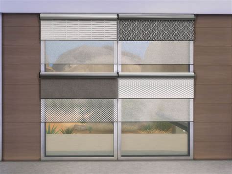 Ung999s Bedroom Cedar Roller Blinds（装飾品 絵画＆ポスター） Muebles Sims 4 Cc