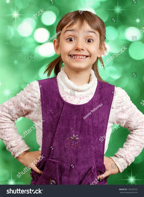 Charming Little Girl Having Fun Smile Stock Photo 126103181 Shutterstock