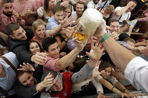 Soggy Start To Oktoberfest As Six Million Revellers Are Expected To Make Their Way To Germany S