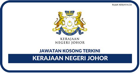 Portal jawatan kosong kerajaan ingin berkongsi maklumat peluang pekerjaan di jabatan. Jawatan Kosong Terkini Kerajaan Negeri Johor • Kerja ...