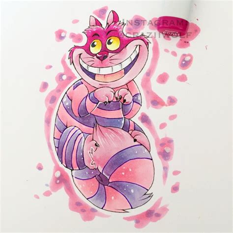 Cheshire Cat By Craziiwolf On Deviantart Cheshire Cat Drawing