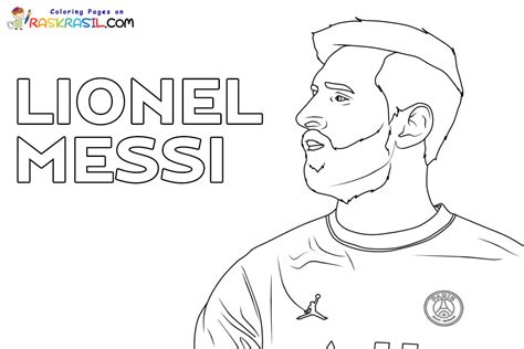 Dibujos De Lionel Messi Para Colorear