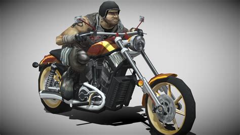 3drt biker 09 buy royalty free 3d model by [325677d] sketchfab store