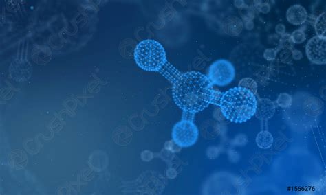 Molecule Or Atom Structure Science Background Stock Photo 1566276