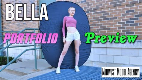 Top Model Bella Portfolio Preview Midwest Model Agency Youtube