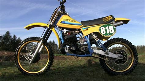 Classic Dirt Bikes Rm 250 Suzuki Twinshock Youtube