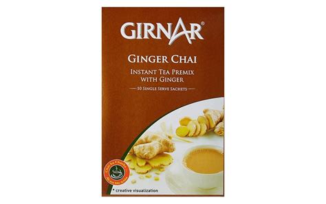 Girnar Ginger Chai Instant Tea Premix With Ginger Box 141 Grams Reviews Nutrition