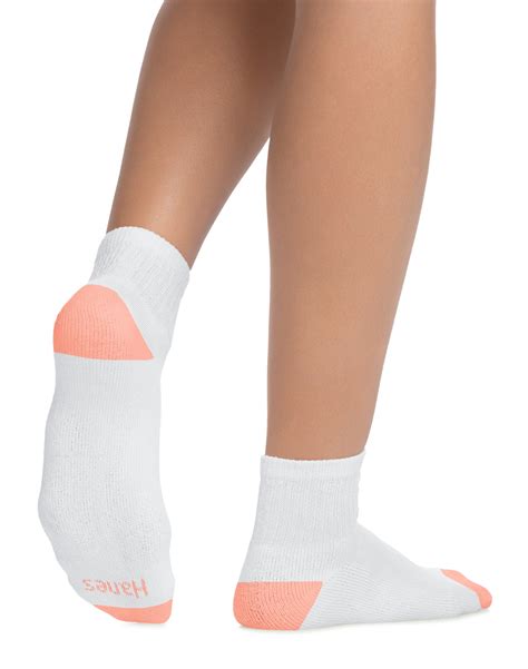 Hanes Women S Cool Comfort Ankle Socks 6 Pack