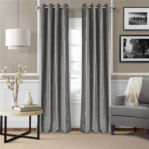 Brylanehome offers modern updates & statement pieces to enhance your home. Elrene Blackout Victoria Silver Blackout Grommet Window ...
