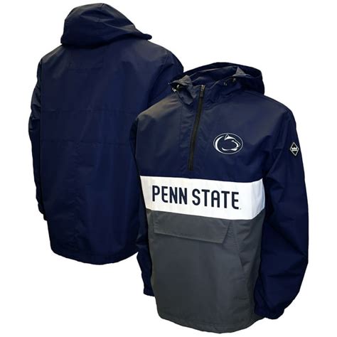 Penn State Nittany Lions Alpha Anorak Half Zip Pullover Jacket Navy