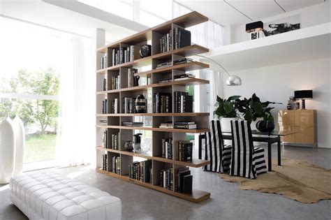 Clever use of billy bookshelves to section out a 'sleeping area' and create storage. double sided bookshelves at DuckDuckGo | Bookshelf room ...