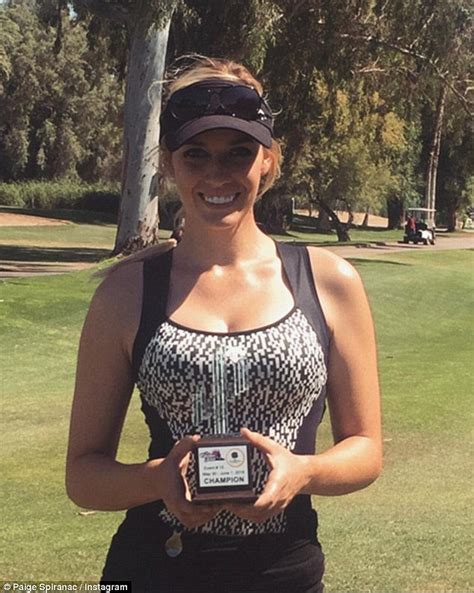 Instagram Golf Star Paige Spiranac Performs Trick Shot Off Her Breasts