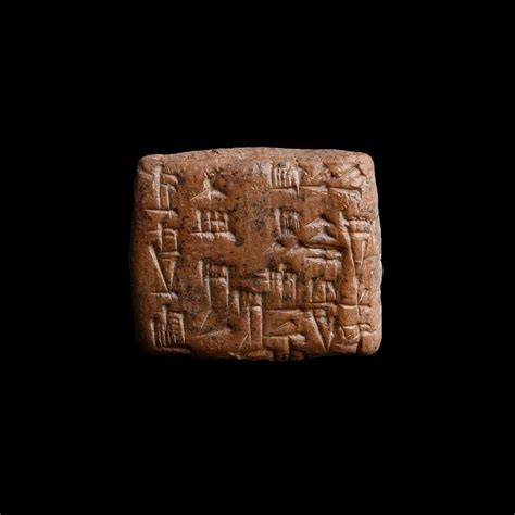 Old Babylonian Period Terracotta Cuneiform Administrative Catawiki
