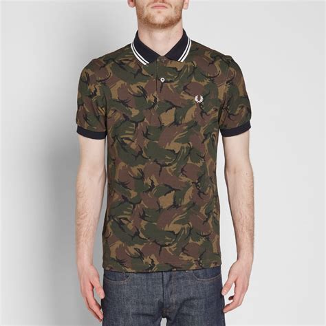 Fred Perry Camouflage Pique Polo Camouflage End Us