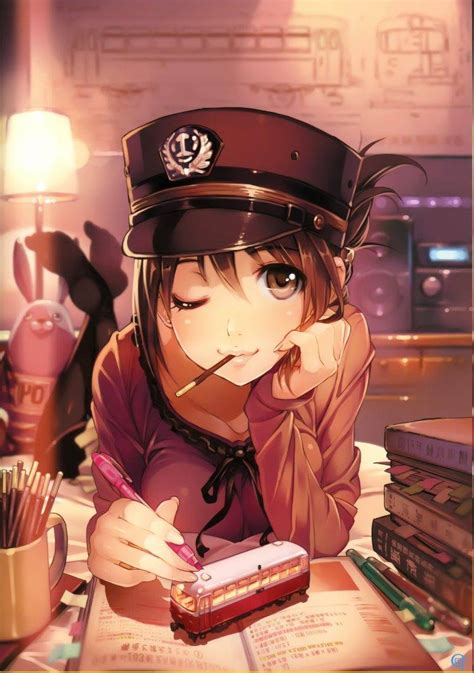 If there is no picture in this collection that you like, also look at other collections of backgrounds on our site. anime, Rail Wars, Anime Girls, Iida Nana, Pocky, Manga ...