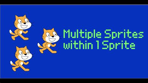 Scratch Tutorial Multiple Sprites Within One Sprite Youtube