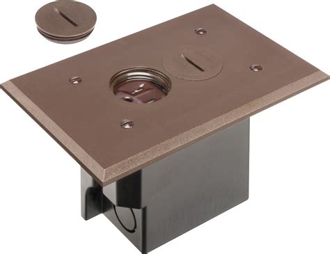 Make sure the electrical supply at the floor outlet is off. NEW Arlington FLBR101BR 1 Floor Electrical BOX KIT With ...