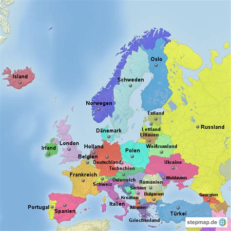 Stepmap Europa Landkarte Für Deutschland