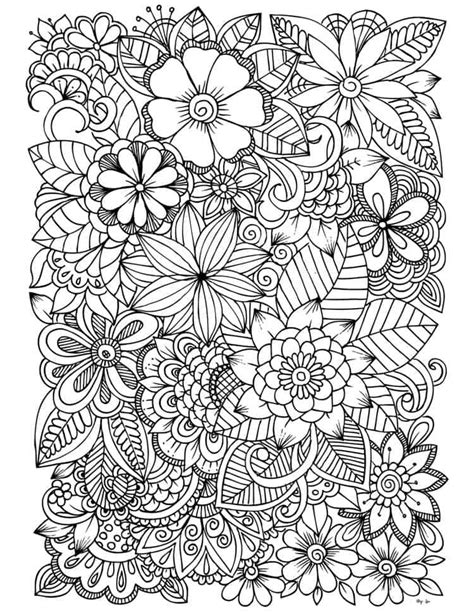 Get Coloring Pages Flower Images