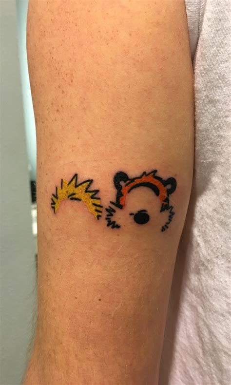 First Calvin And Hobbes Tattoo The Day The Comic Strip Ended 22 Years Ago