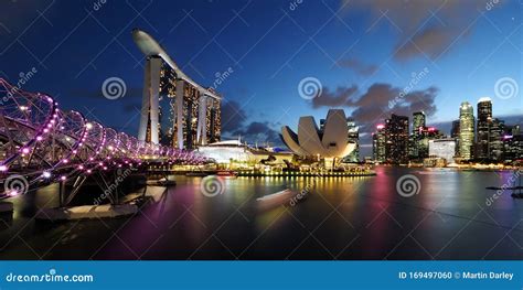 Marina Bay In The City State Of Singapore Editorial Image Image Of