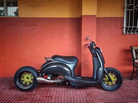 Customs services and international tracking provided. rad modded scooter in 2020 | Honda scoopy, Scooter custom ...